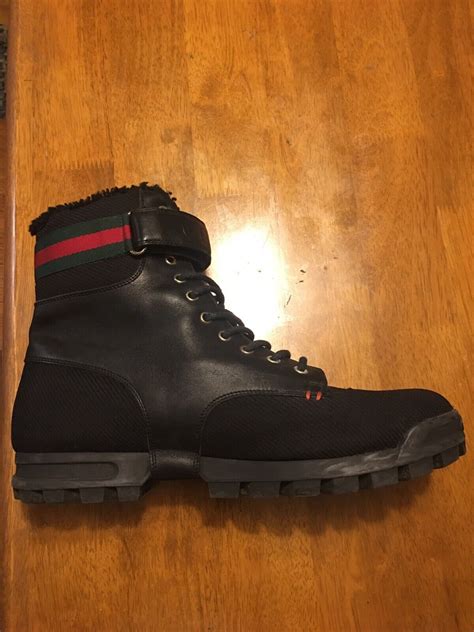 mens gucci boots|gucci combat boots men's.